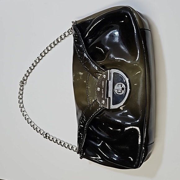 Elliot Luca army green shoulder bag silver chain New women's - Picture 12 of 15